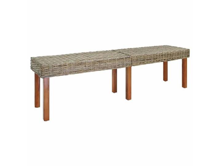 （ON SALE)Banc banquette d'entrée - banc Beige 160 x 35 x 45 cm Bois de manguier massif @FR3384191