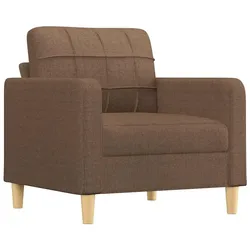 vidaXL Sofasessel Braun 60 cm Stoff