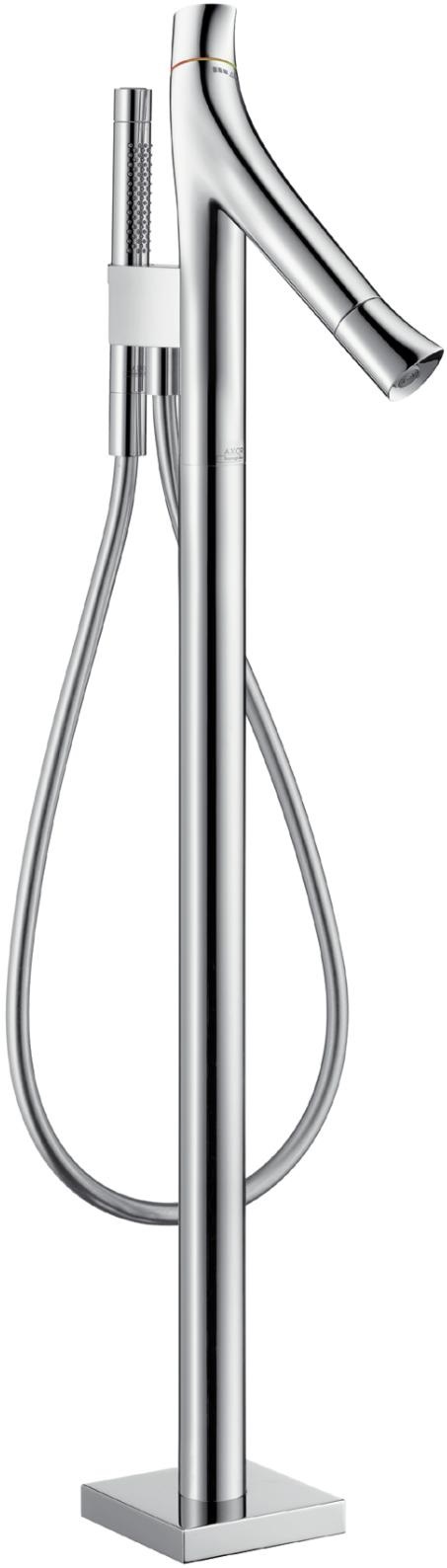 Hansgrohe Axor Starck Organic Wannenmischer Fertigset Chrom zur Bodenmontage