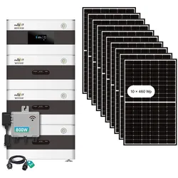 SunEnergyXT Solar- und Speicher-Komplettset – 8,6 kWh | 10 × 460-Wp-Solarmodule | 4.600 Wp - 1 m