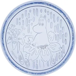 Arabia Finland Moomin Teller 15,5 cm, blau, Glas