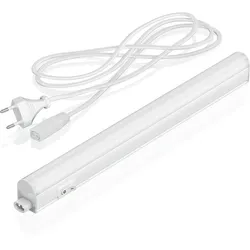 ledscom.de LED Unterbauleuchte RIGEL, Stecker, 31cm, 4 W, 445lm, weiß