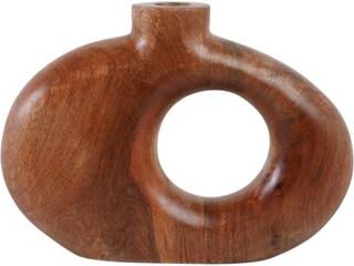 Sagebrook Home "Decorative Wooden Cut-Out Vase - Black, 18"""