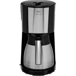 Melitta Enjoy® Top Therm Filterkaffeemaschine, schwarz-silber