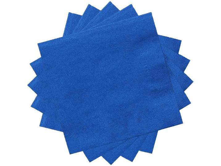 Servietten 20 Stück Königsblau 33x33 cm, Blau, Papier, 16.5x16.5 cm, Geschirr, Tischkultur & Serviergeschirr, Servietten