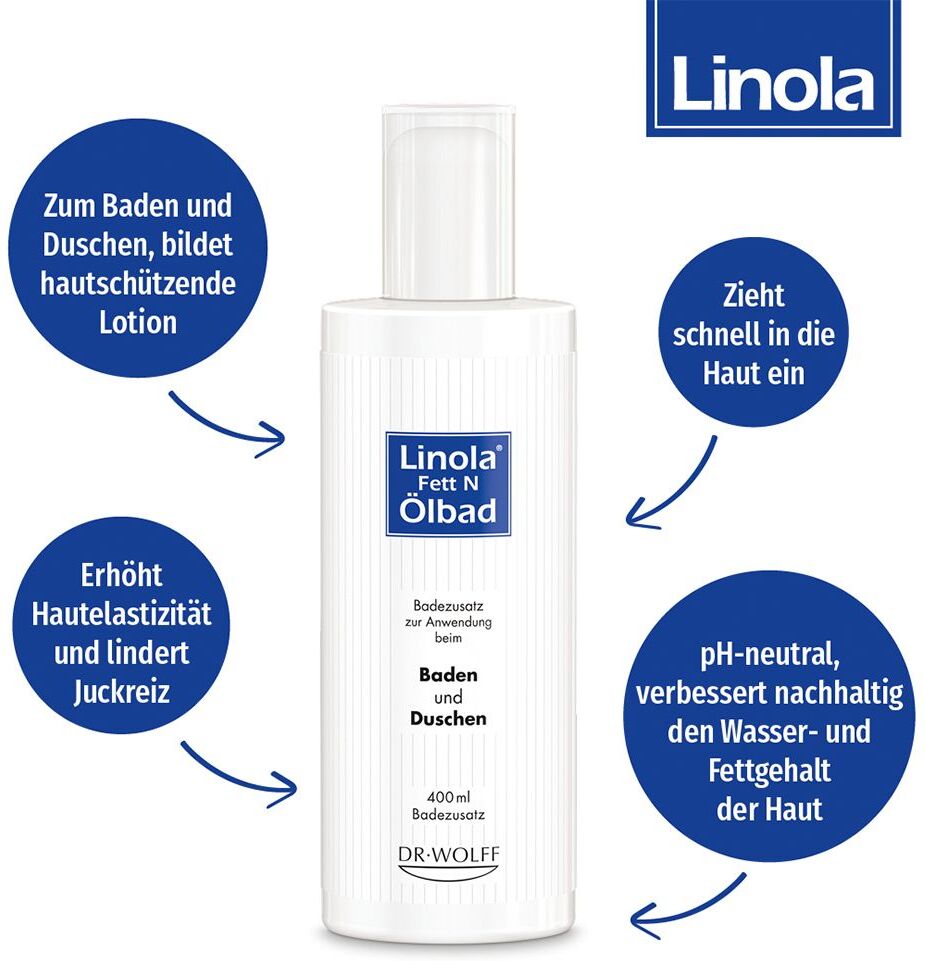 Linola fett N Ölbad 400 ml Bad