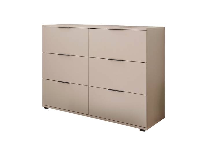 Kommode 121 cm - Beige-Kaschmir - Schubladen - CARANO