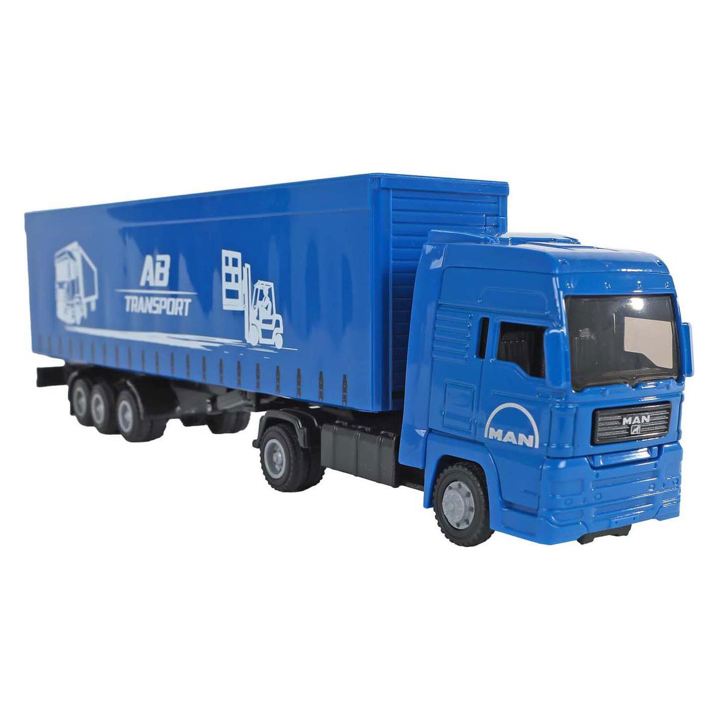 Kids Globe Farming Kids Globe Man Truck mit Anhänger, 30 cm (52950435)