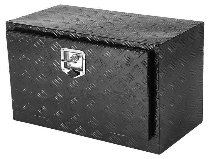 VEVOR Truckbox boîte à outils\, boîte pour remorque sous le plancher\, boîte à outils 760 x 432 x 457 mm boîte de rangement pour pick-up\, alliage d'aluminium\, boîte à outils pouvant supporter 30 kg\, boîte de rangement verrouillable