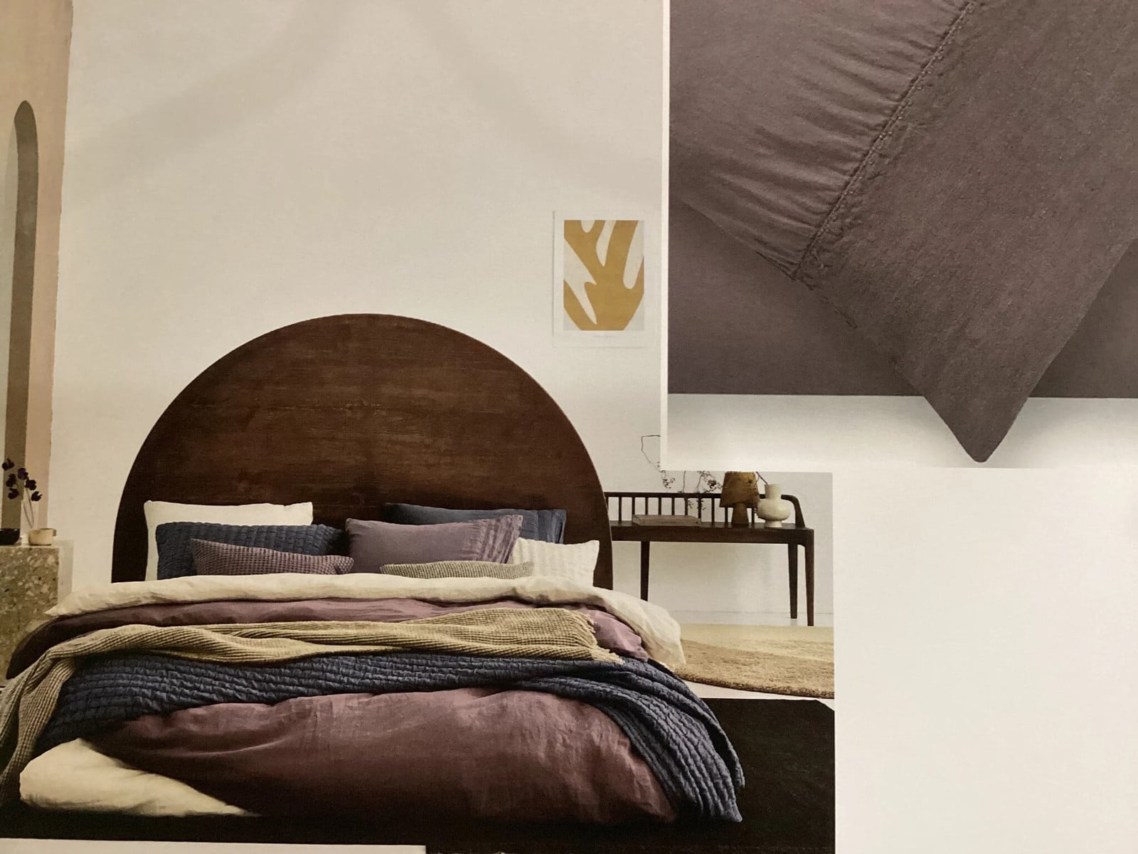 Vandyck Dekbedovertrek Pure 07 YD W.Band Moonscape 140x200 cm