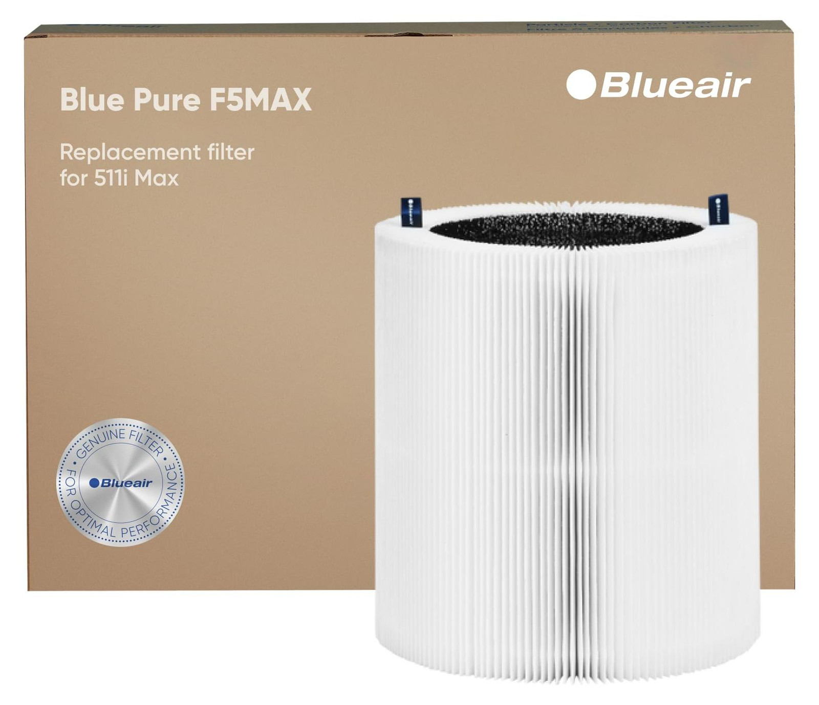 Blueair Blue Pure 511i Max vervangingsfilter type F5MAX voor luchtzuiveraar