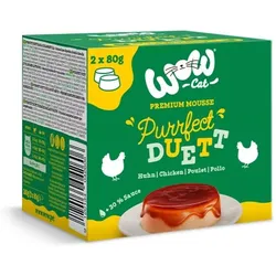 WOW Purrfect Duett Huhn CAT 2 x 80g