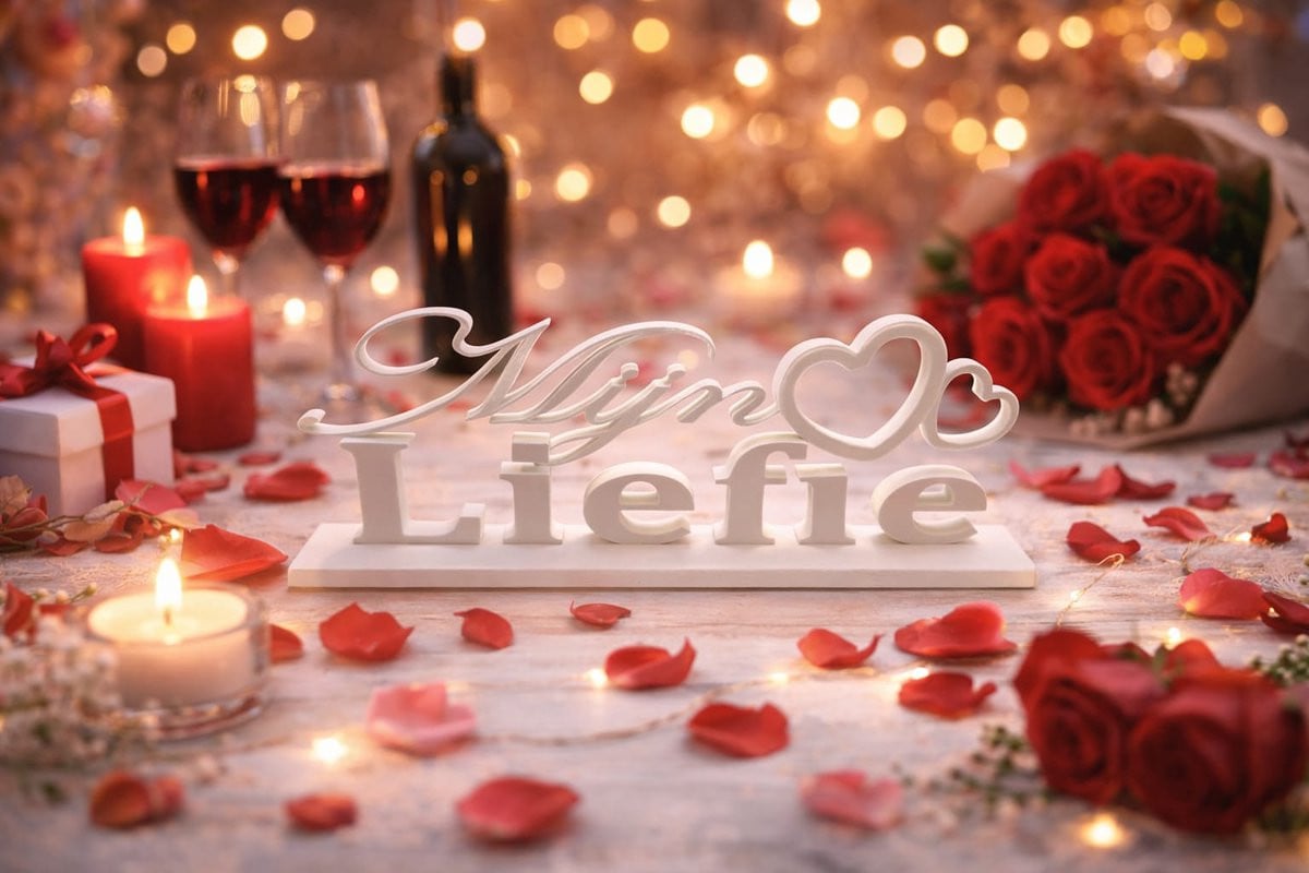 Mijn Liefie Romantische Decoratie met Hartjes
