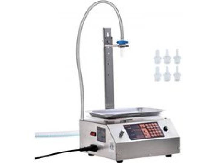 VEVOR Abfüllmaschine 17 L/min Flüssigkeitsabfüllmaschine 30–15.000 g pro Füllung Flaschenabfüllmaschine 26 x 26,3 x 13 cm Pastenfüllmaschine Automatik und Füllmaschine Wein Milch usw.