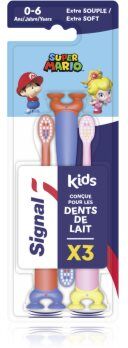 Signal Super Mario escova de dentes para crianças soft 0-6/2-6 . Super Mario