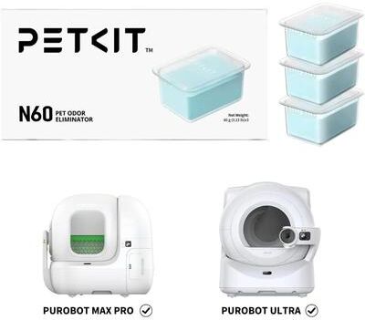 Uplift Essentials N60 High Concentration Deodorant Cubes For Ultra Self Cleaning Cat Litter Box N60 High Concentration Deodorant Cubes For Ultra Self Cleaning Cat Litter Box