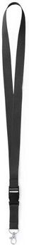 Lanyard publicitaire Kunel polyester noir