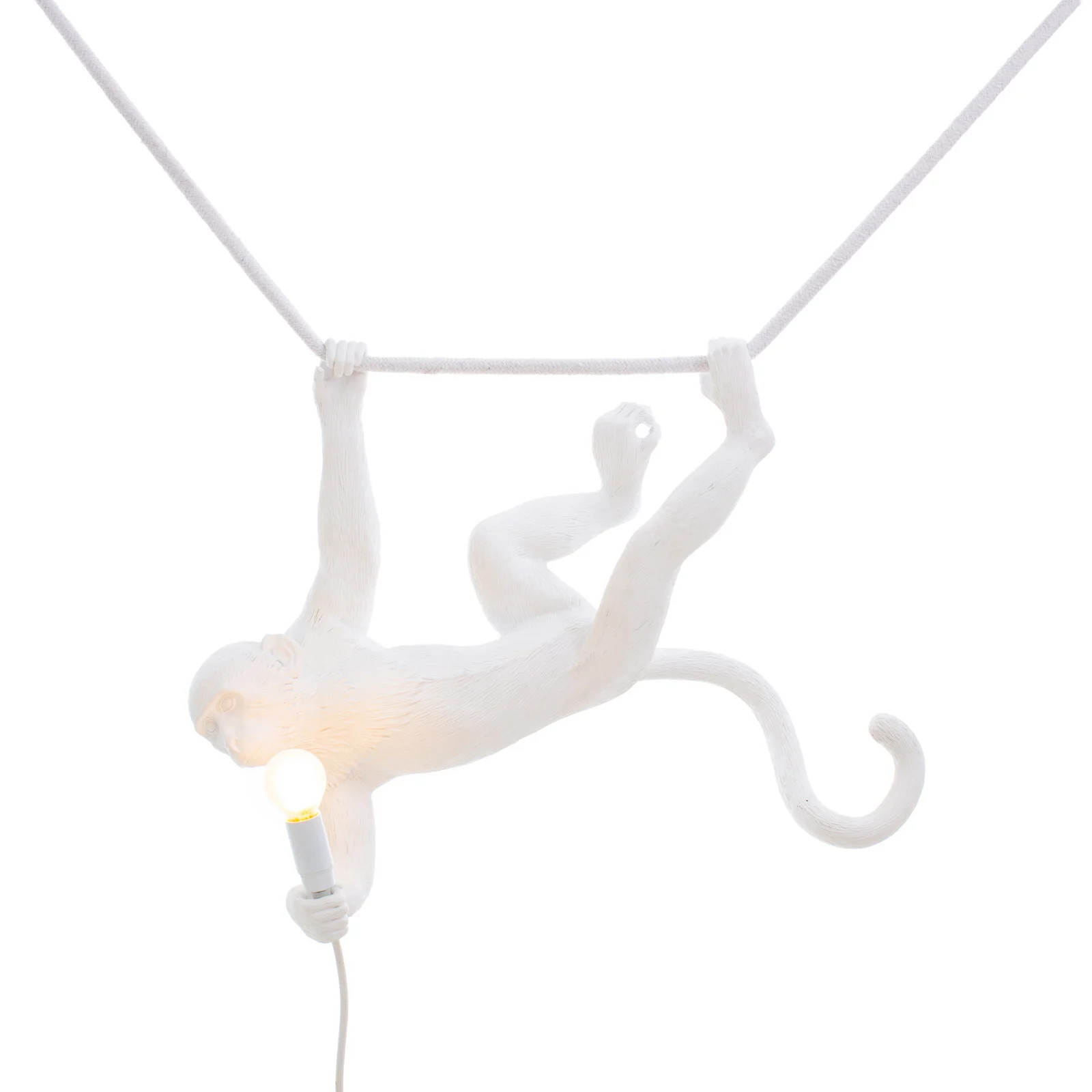 Seletti Monkey Lamp Hanglamp Wit - Designer Kunststof Hanglamp voor de Woonkamer