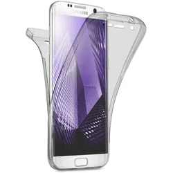 moex Double Case Samsung Galaxy S7 Edge Silikon 360 Grad Schutz