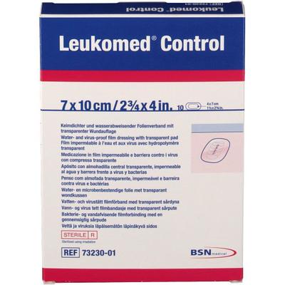 Leukomed Control Folienverband 7x10 cm 10 St Pflaster