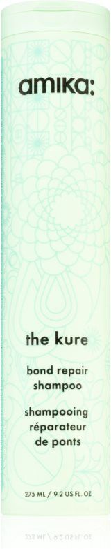 amika The Kure Bond Repair Shampoo shampoing régénérateur en profondeur pour cheveux secs et abîmés aux protéines 275 ml