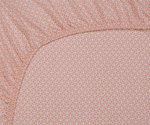 Pip Studio Cross Stitch Koraalrood 100 x 200 cm, Hoekhoogte: 35 cm