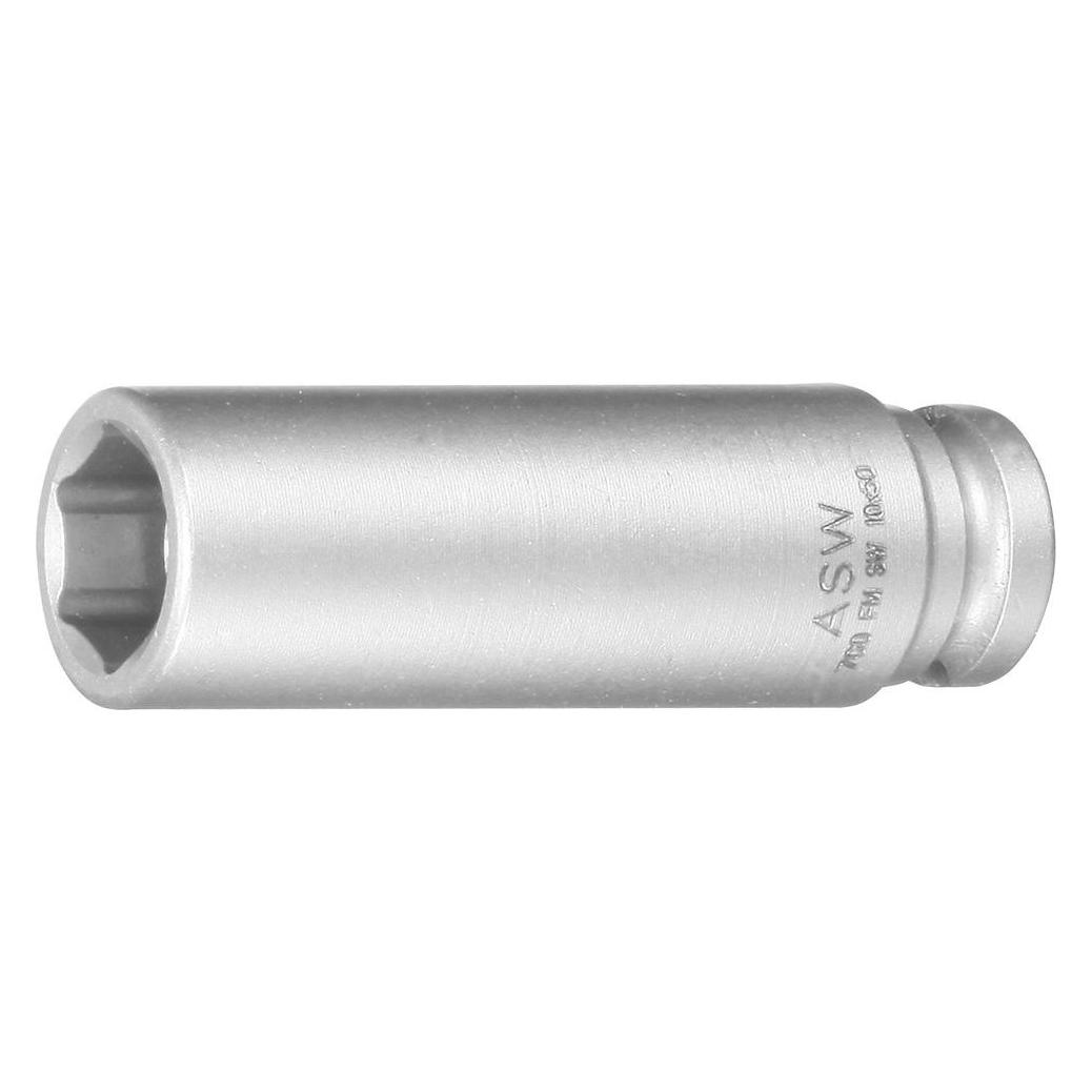 ASW 1/4 Steckschlüsseleinsatz lang Ø 10 mm mit Dauermagnet (10 mm) (070062 700 FM)