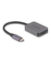 Delock USB Type-C Card im Alu um Gehäuse für SD oder Micro Card-Reader Secure Digital Typ C (91009)