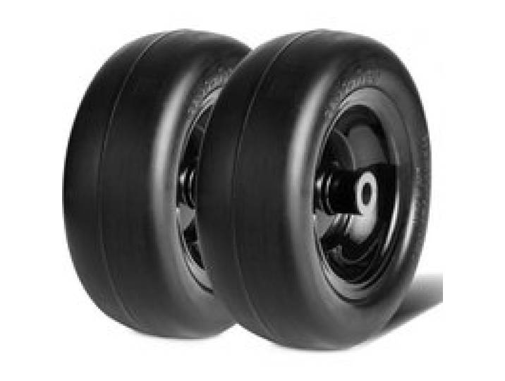 VEVOR Rasenmäherreifen mit Felge, 278 x 100-127 mm Schlauchlose Traktorreifen, 2er-Pack Reifen- und Radbaugruppe, Pannensicherer PU-Reifen, 3,4 Zoll Zentrierte Nabe, 3/4 Zoll Buchsengröße