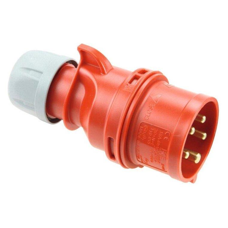 PCE CEE Stecker 16A 5pol rt (CEE 16/5) (30236321)