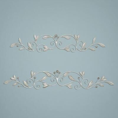 Touch of Class Catarina Wall Topper Ivory, Medium, Ivory