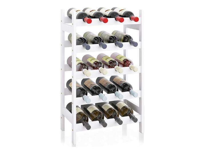 LuxusKollektion Weinregal Bambus-Weinregal 20 Flaschen freistehendes 5-stöckiges Display Küche