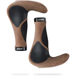 AARON Horn Kork Fahrradgriffe - Mit Gel-Dämpfung