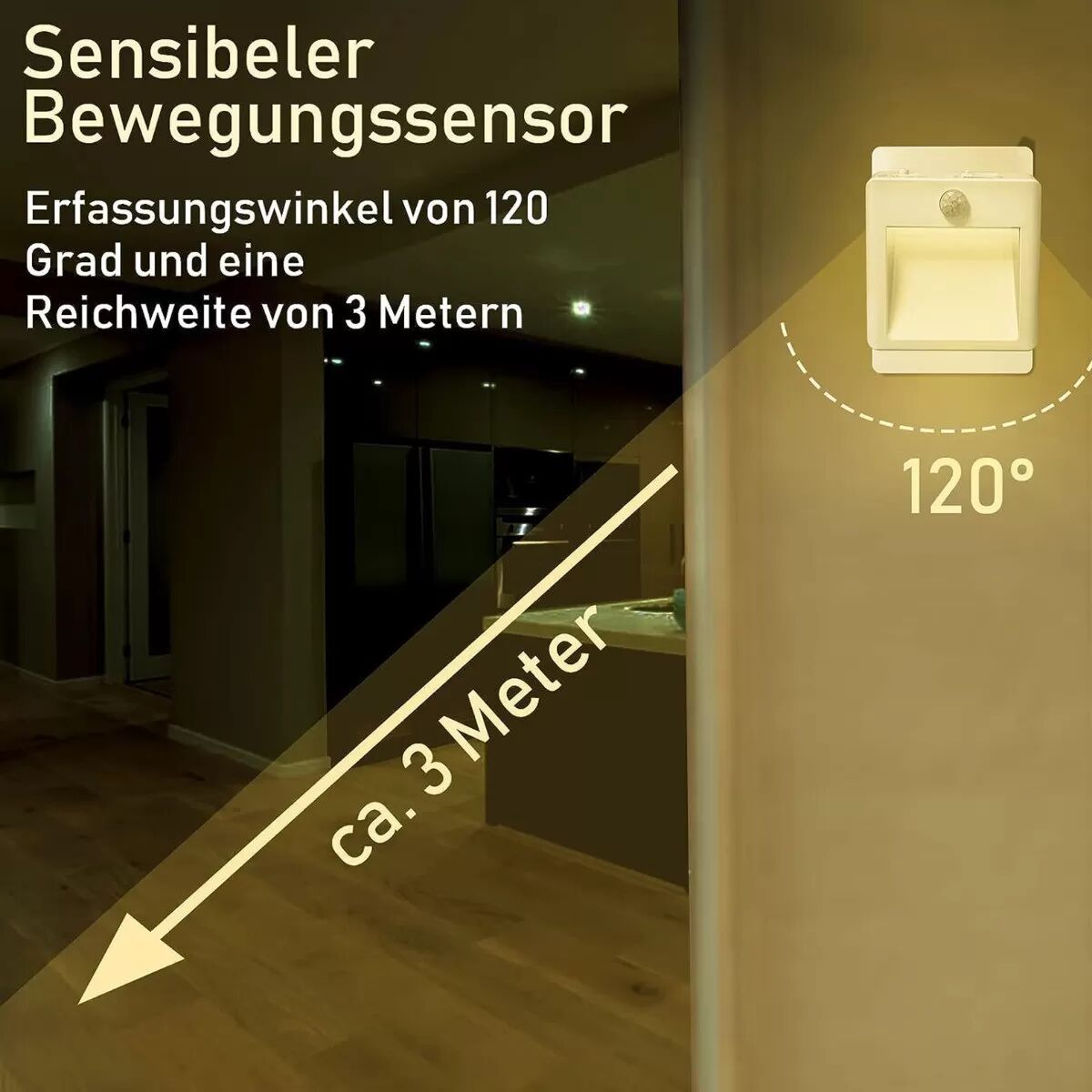 INF Veilleuse LED capteur 2-pack prise EU 0.6w - Dimmable blanc chaud 2835 avec contrôle automatique de la lumière