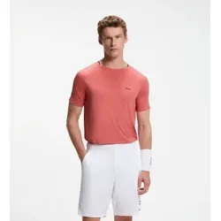 BOSS für Herren. 50570006 Rotes Court-Shirt (M), Lässig, Sportlich, Polyester, Kurzarm