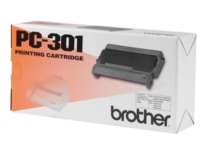 Brother PC301 Farbbandkassette schwarz