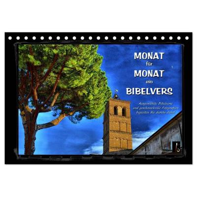 Monat für Monat ein Bibelvers (Tischkalender 2027 DIN A5 quer), CALVENDO Monatskalender