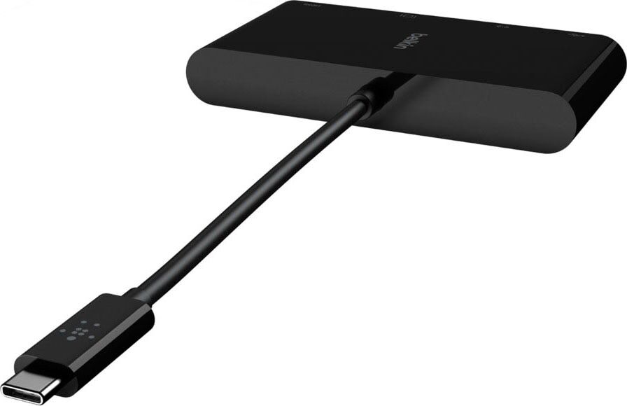 Belkin Video-Adapter "USB-C-Multimedia-Adapter", schwarz, B:10,3cm H:1,55cm, Adapter, Video-Adapter