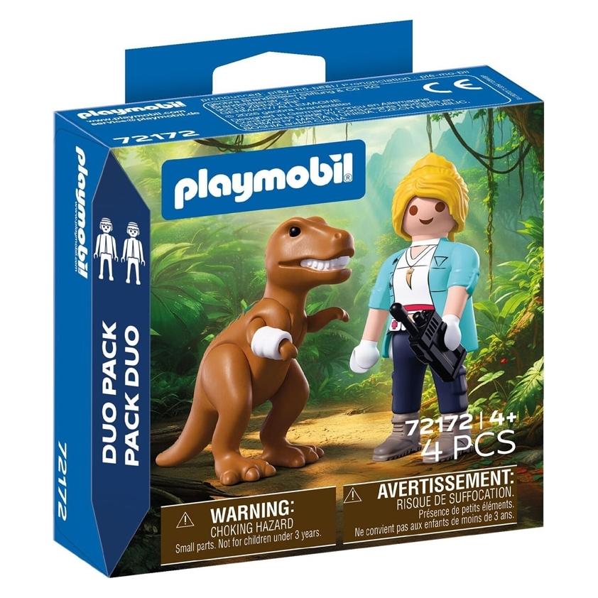 Playmobil DuoPack T-Rex mit Forscherin (72172)