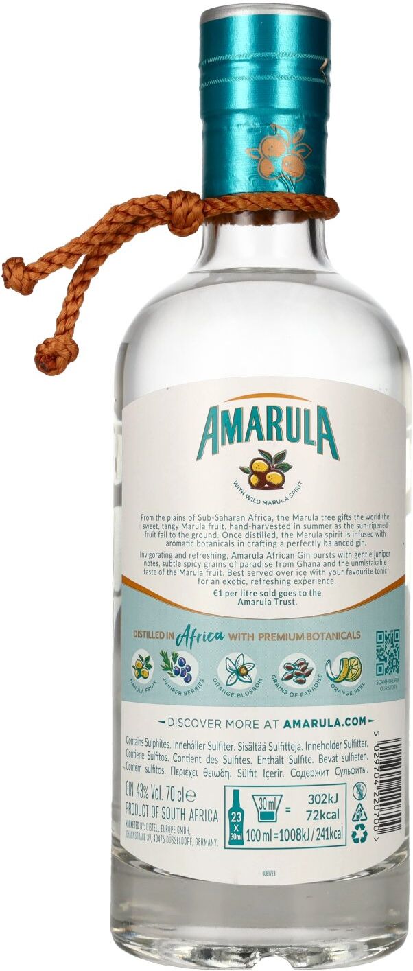 Amarula African Gin 43% Vol. 0,7l