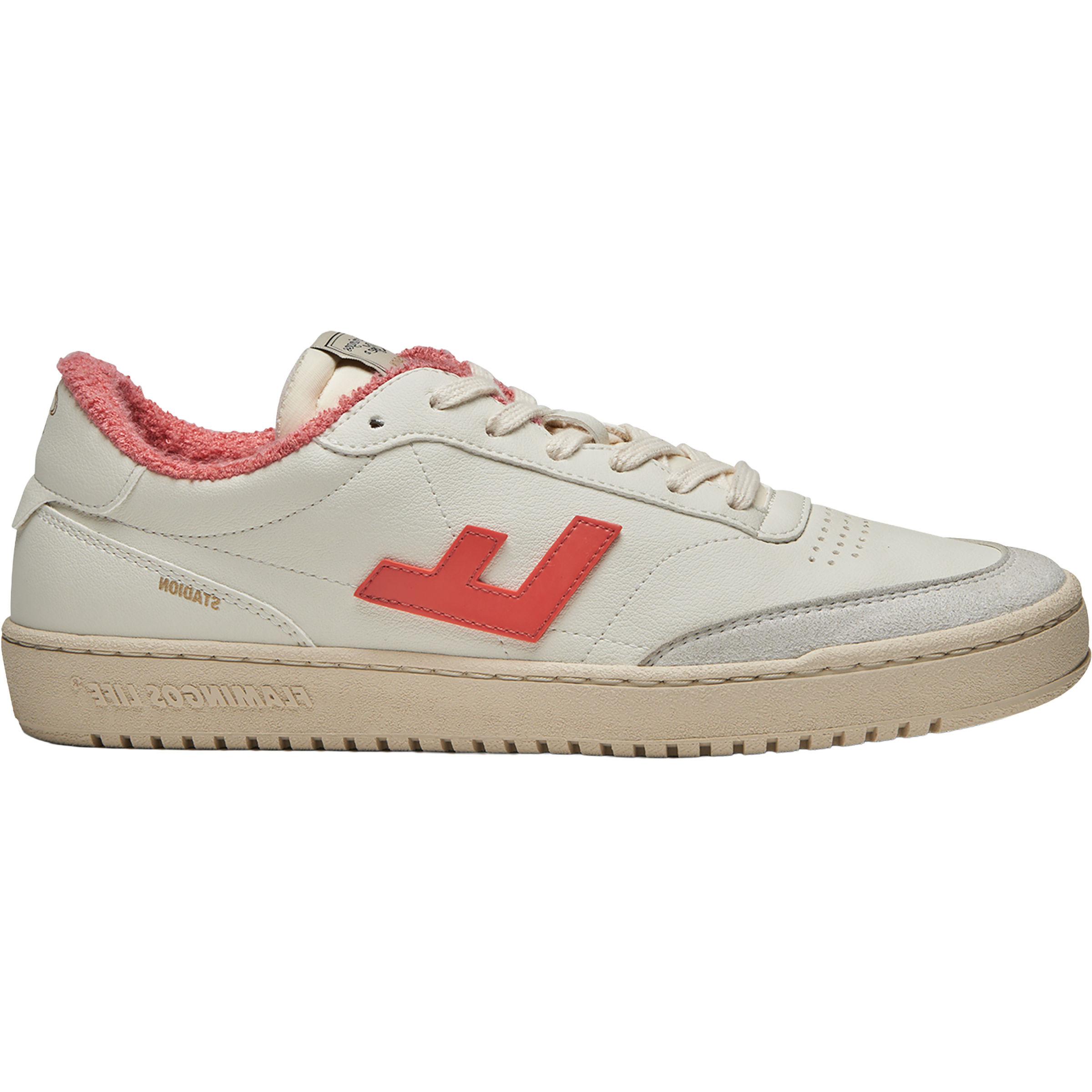 Flamingos Life Stadion Damen Freizeitschuhe weiss Größe 37 Lifestyle Atmungsaktiv