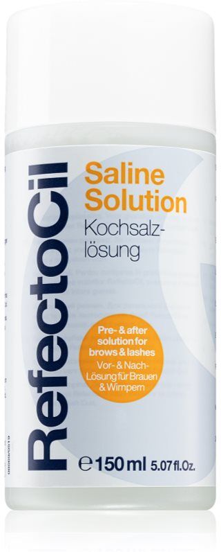 RefectoCil Saline Solution solution for degreasing eyebrows and lashes 150 ml