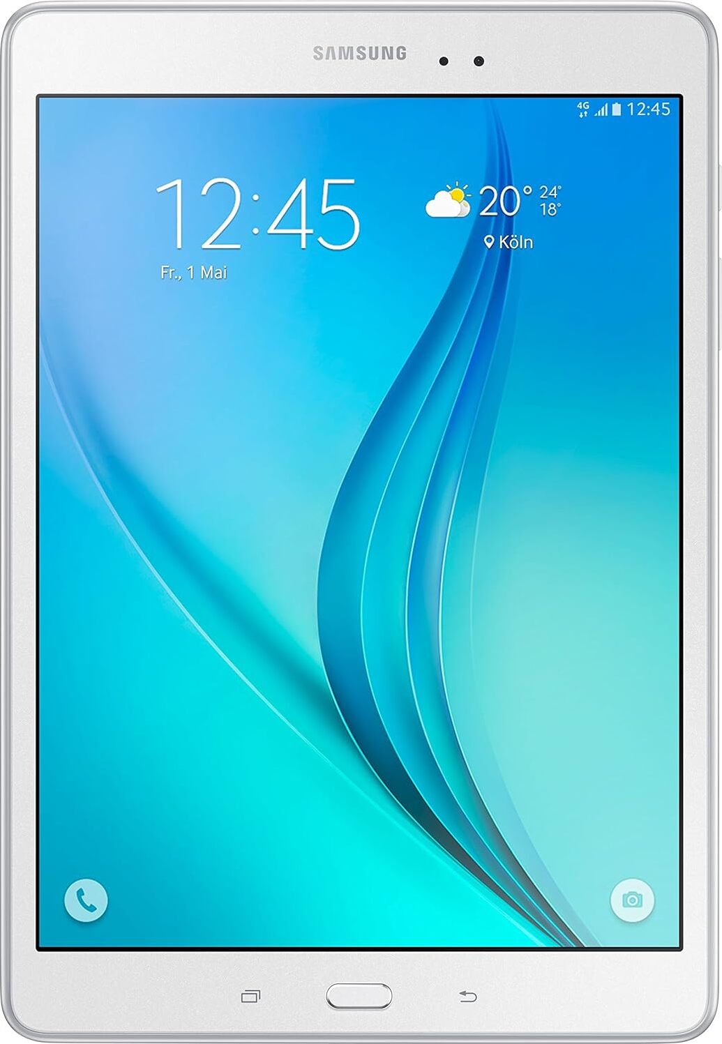 Samsung Galaxy Tab SM-T555 16GB White, 9.7", Unlocked International Model, No Warranty