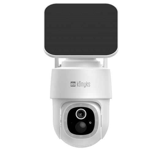 Konyks Camini Air S360 Draadloze gemotoriseerde buitencamera WiFi IP65 met 3 W zonnepaneel