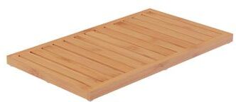 Bamboo Bath Mat-Eco-Friendly Natural Wooden Non-Slip Slatted Design Mat for Indoor and Outdoor by Lavish Home