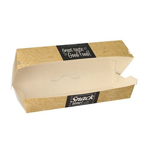 PAPSTAR 50 Burger-Boxen Good Food 21,0 x 6,2 cm