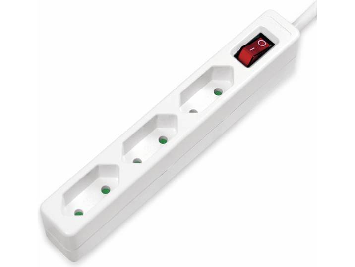 LOGILINK Rallonge électrique LogiLink LPS230 1\,5 m 3 prise(s) CA Intérieur Blanc