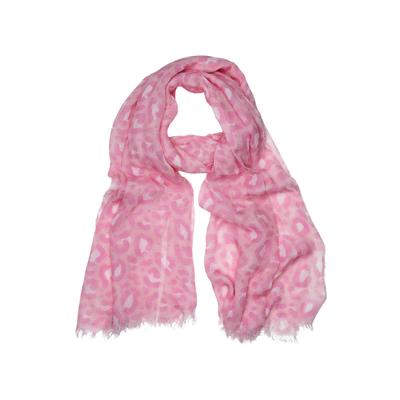 Modeschal "Pastell-Leo", Damen, rosa, Viskose, COLLEZIONE ALESSANDRO, bedruckt, Basic, Modetücher, mit pastellfarbigem Leodruck