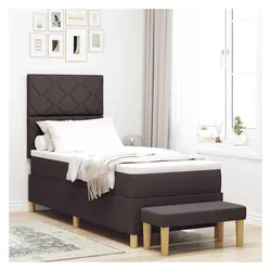 vidaXL, Boxspringbett, Nellie Diamond blocks design (80 x 200 cm)