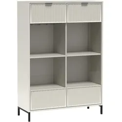 VITRINE Linna mit Schublade 105 cm kaschmir